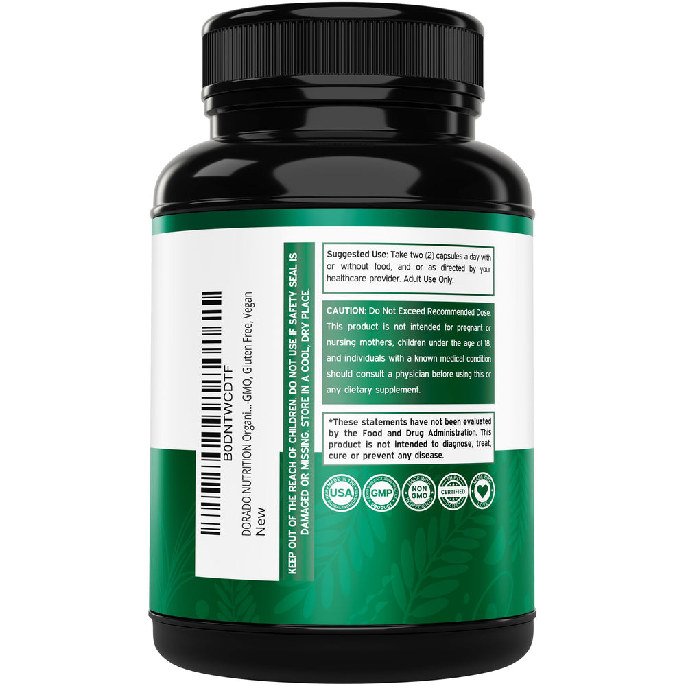 Close-up of 1000mg Shatavari per serving dosage image for potential hormonal balance support