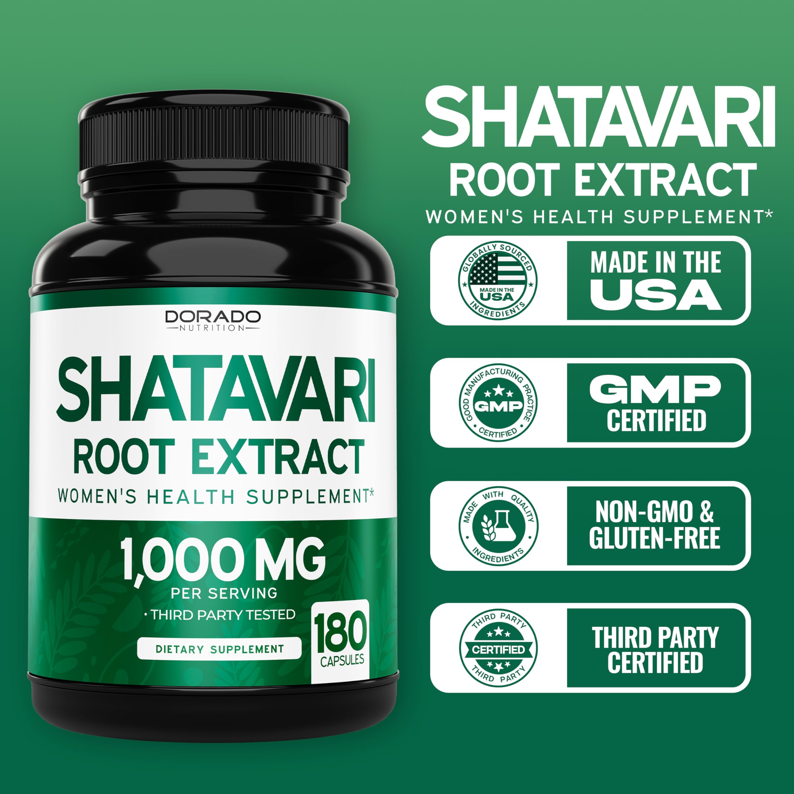 Shatavari capsules bottle displayed in supplement shelf for vegan wellness routine