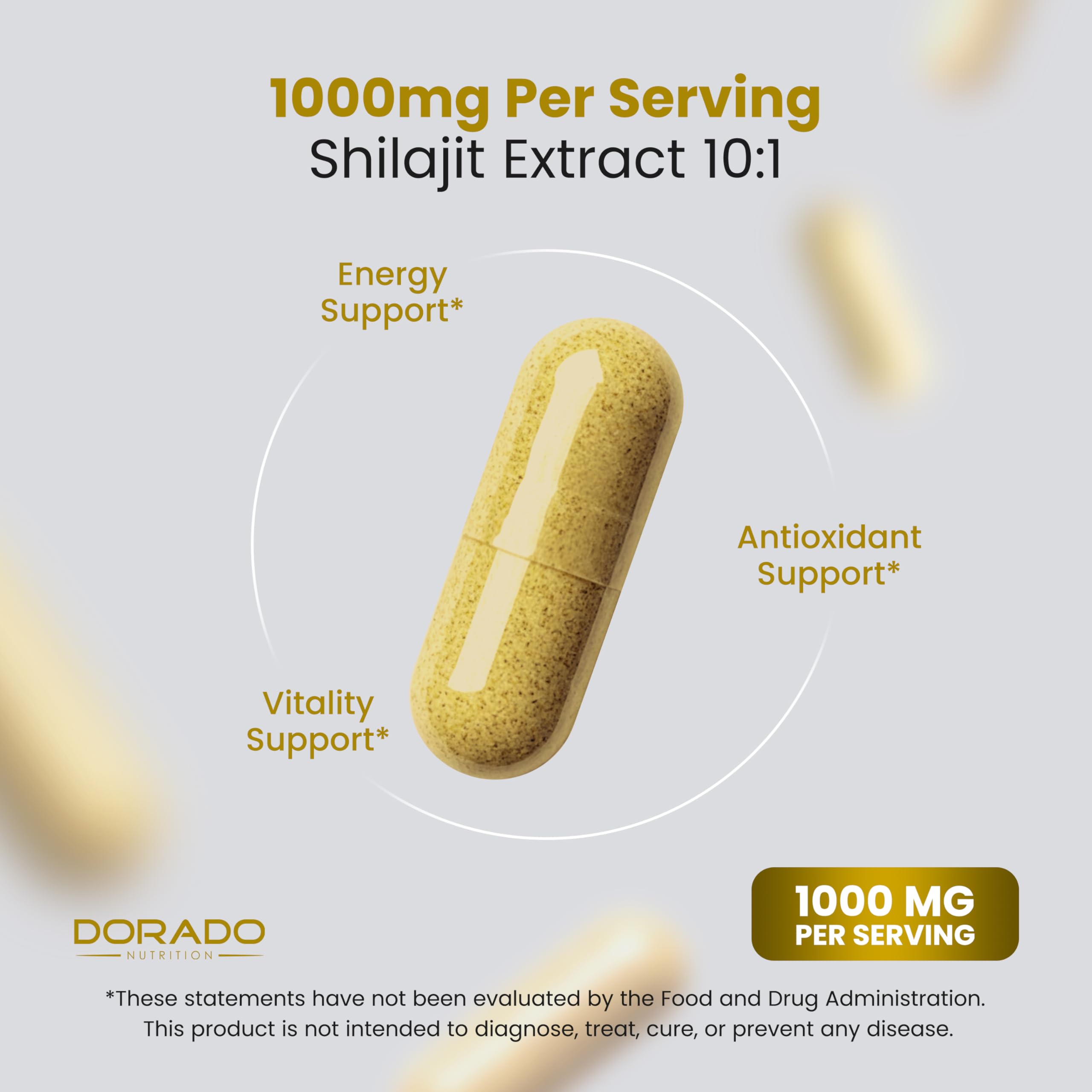 Dorado Nutrition Shilajit capsules US-made facility signals quality production