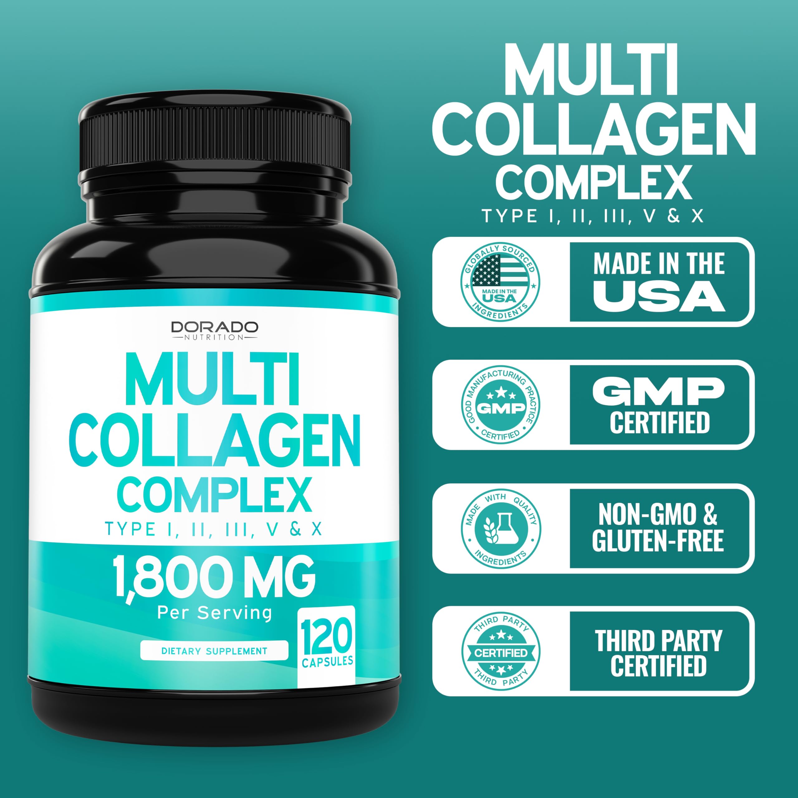 Third-party tested and non-GMO capsules for transparency and safety