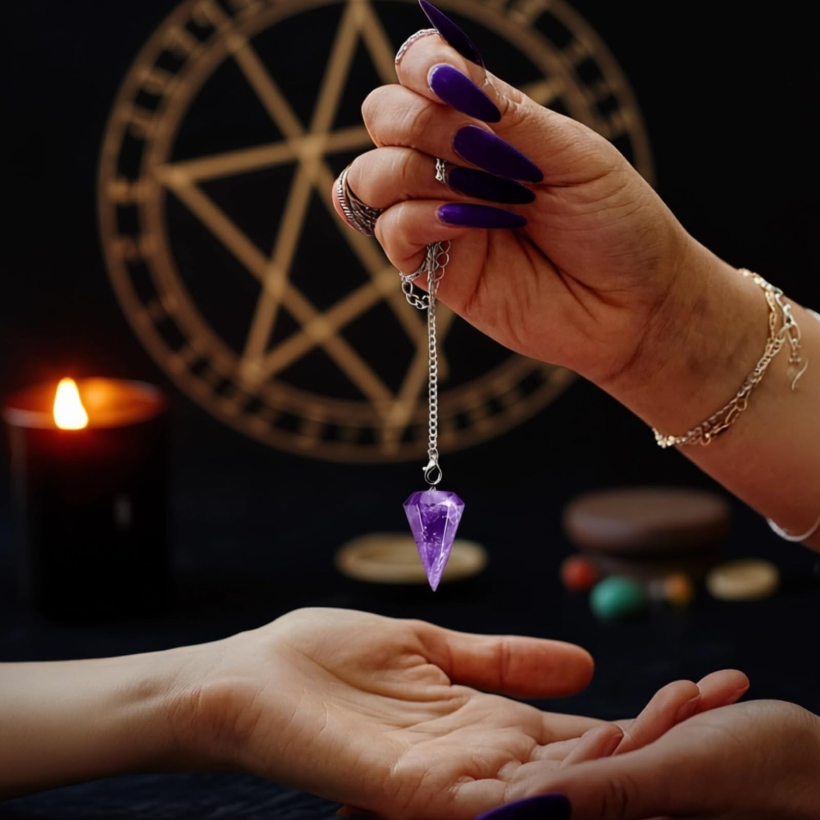 DORMIYA crystal pendulum rose quartz invites romance and harmonious energy