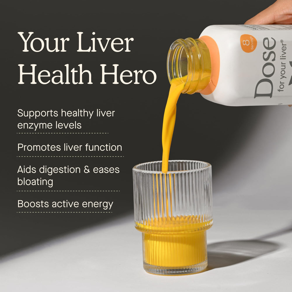 DOSE Liver Cleanse bundle packaging showing three bottles with protective presentation.