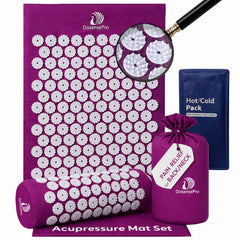 DoSensePro acupressure mat close-up of firm spikes for targeted pressure.