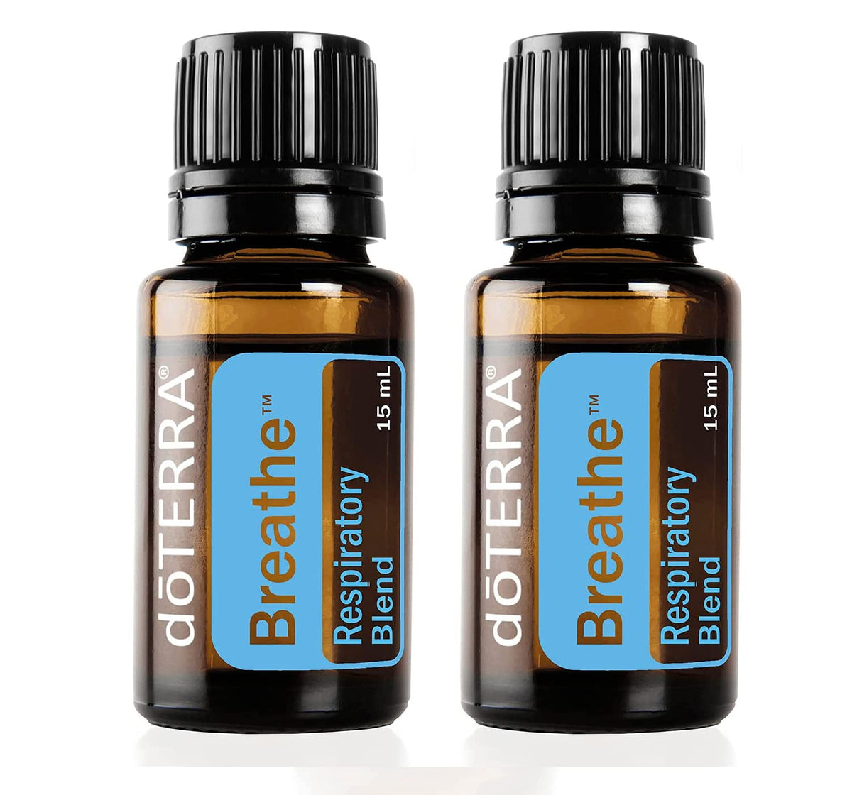 doTERRA Breathe bottle and packaging show a soothing aroma for easier breathing