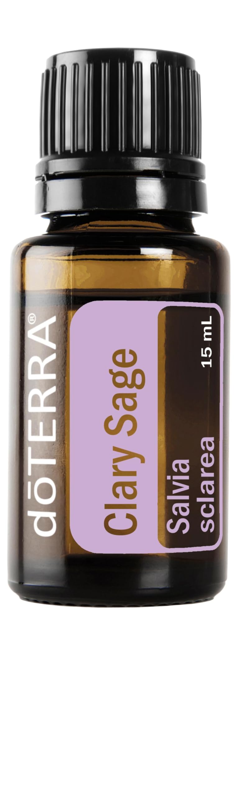 doTERRA Clary Sage essential oil bottle for calming nightly rituals.