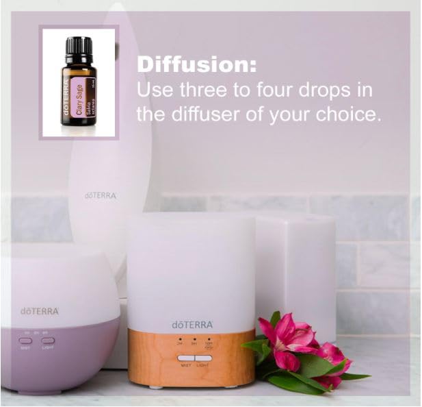 doTERRA Clary Sage on pillow promotes restful sleep.