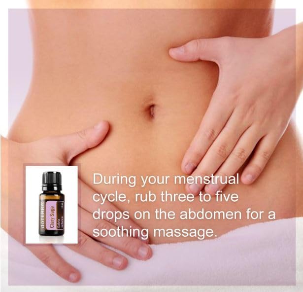 doTERRA Clary Sage oil supports skin and scalp health when diluted.