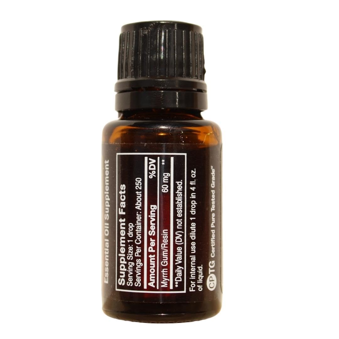 doTERRA Myrrh essential oil diffuser image for promoting awareness and calm ambiance