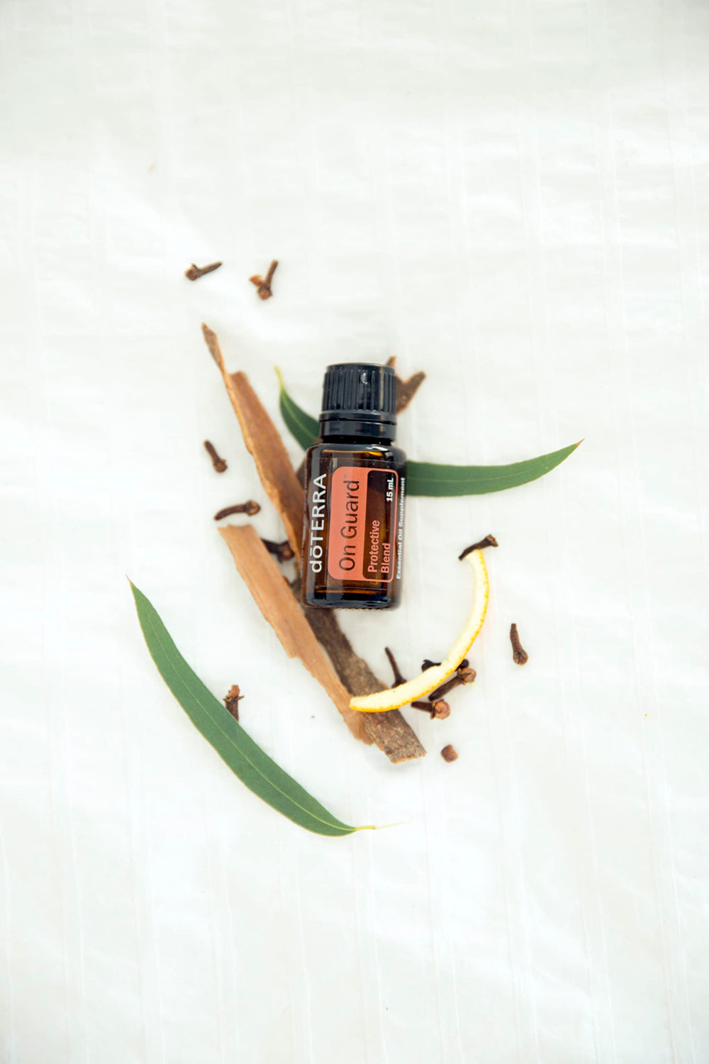 doTERRA On Guard countertop-cleaning application using non-toxic blend