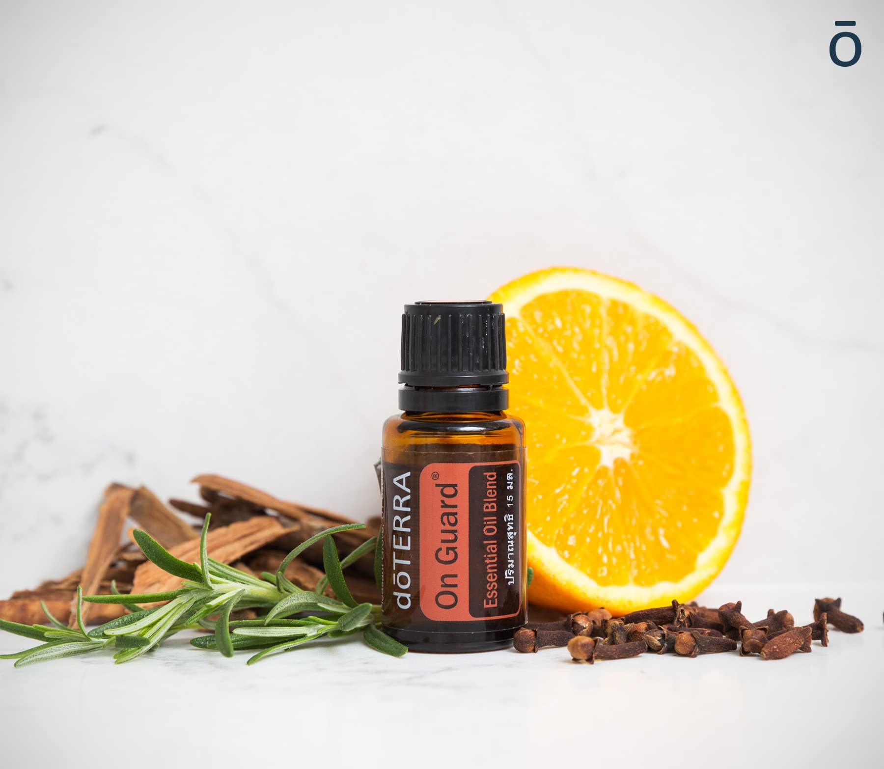 doTERRA On Guard ingredients close-up highlighting citrus and spice notes