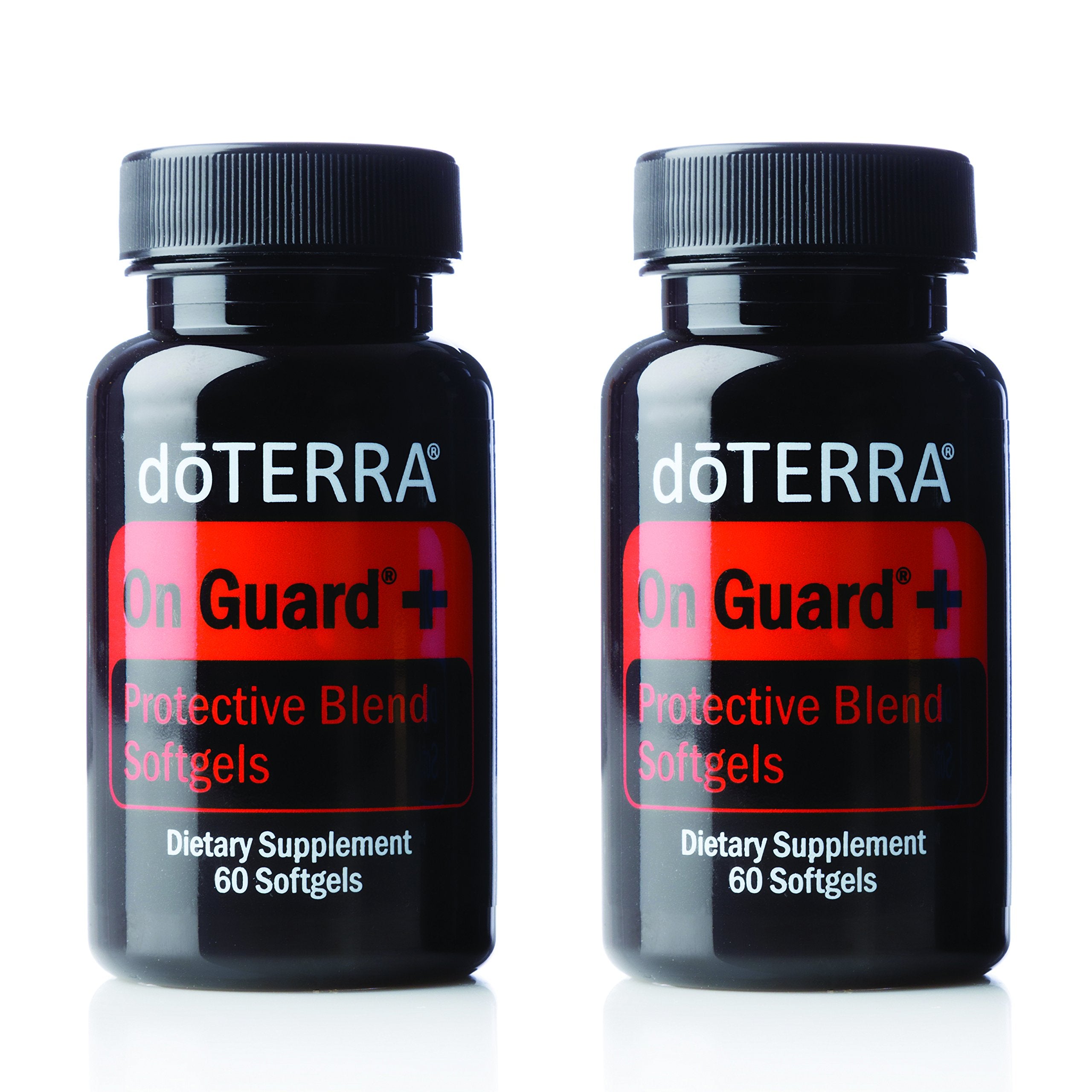 doTERRA On Guard softgels bottle front for daily immune support and environmental defense.
