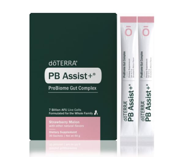 doTERRA PB Assist+ ProBiome strawberry-melon sachets support daily gut health
