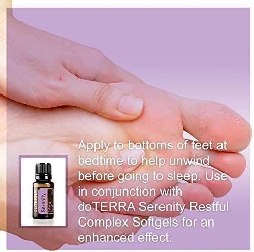 doTERRA Serenity bedtime scene suggests a tranquil night routine.
