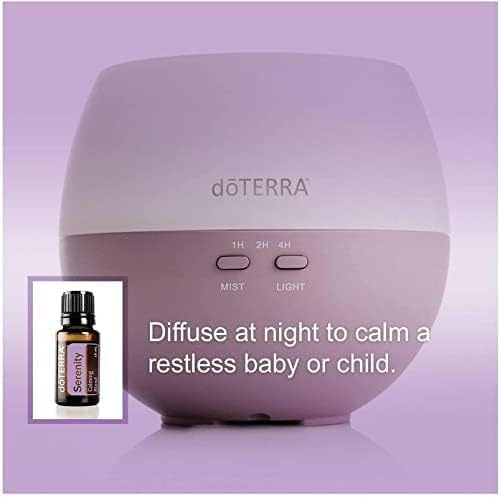doTERRA Serenity relaxation scene in a cozy living space.