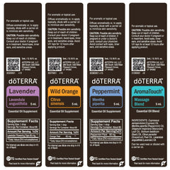 doTERRA Travel Kit Wild Orange bottle provides uplifting aroma on the road