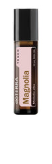 doTERRA Magnolia Touch bottle poured for easy application and skin hydration.