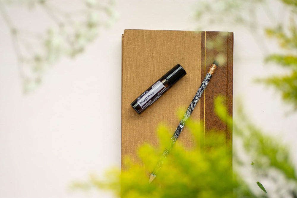 doTERRA Magnolia Touch skin-application demonstrating soothing, moisturizing use.