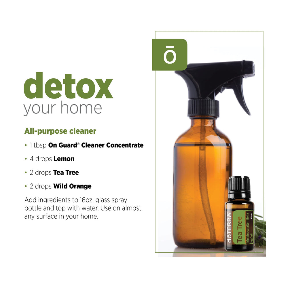 doTERRA Melaleuca oil surface-spray bottle for cleaning and protection.