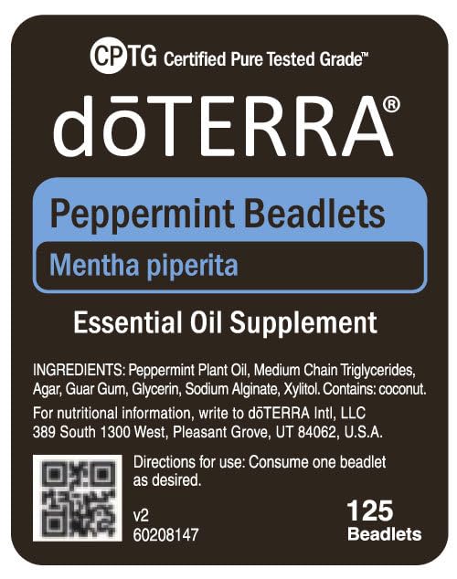 doTERRA Peppermint Beadlet on-the-go-usage demonstrates quick mint relief anytime.