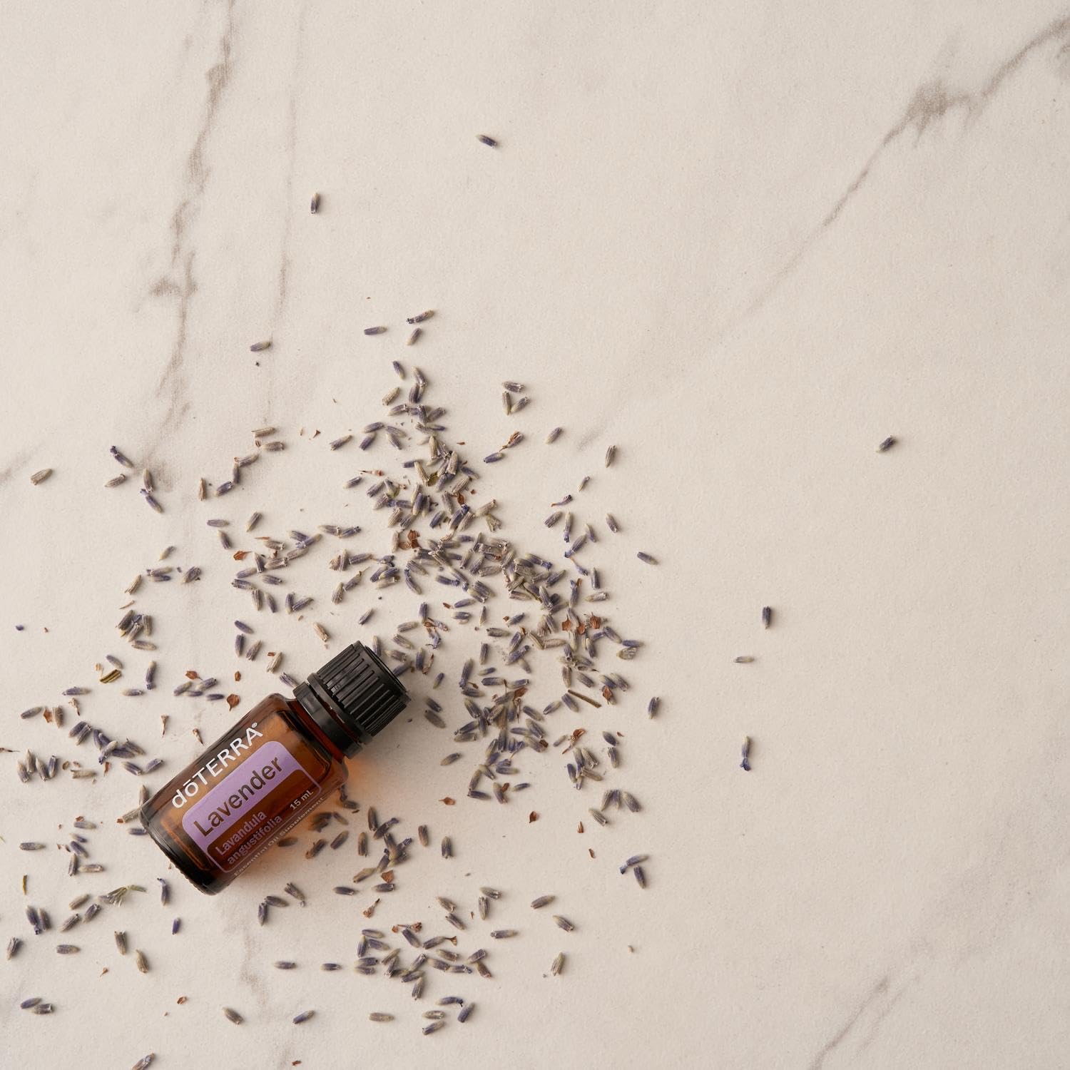 doTERRA Lavender oil applied to skin for soothing routine
