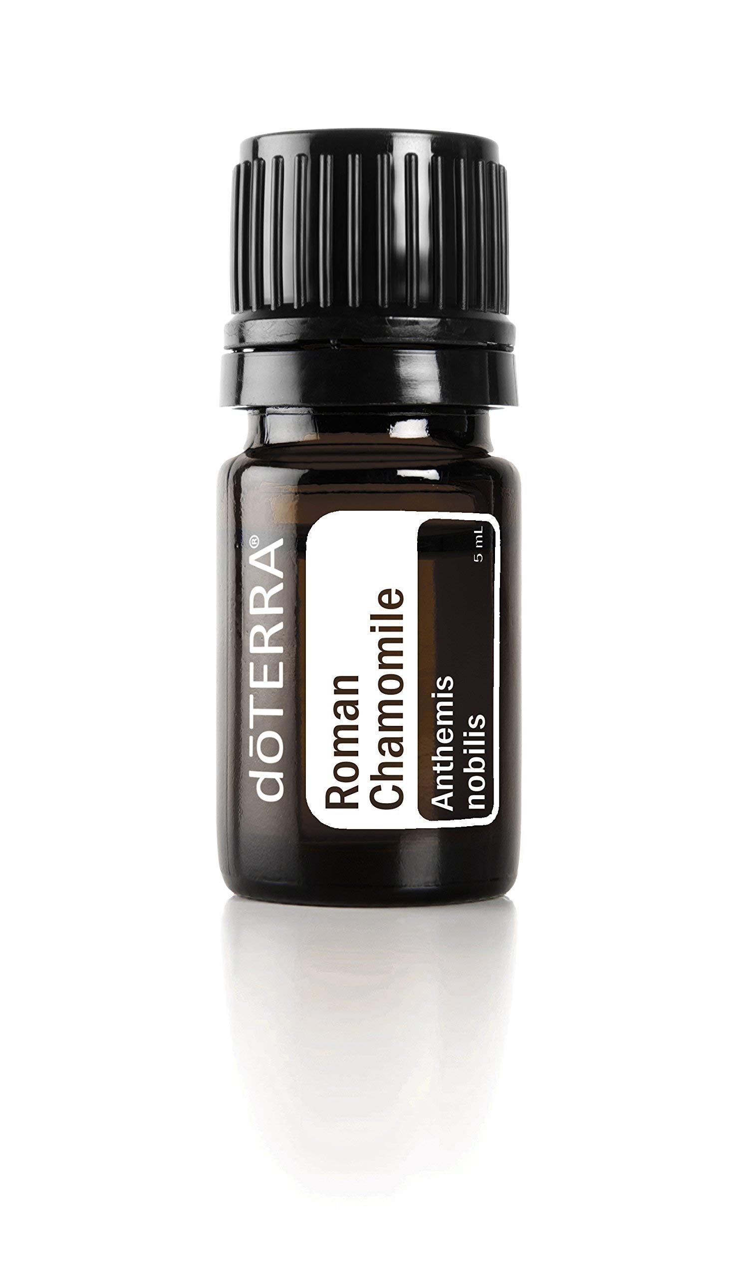 doTERRA Roman Chamomile essential oil bottle—calming aroma for skin, mind and body