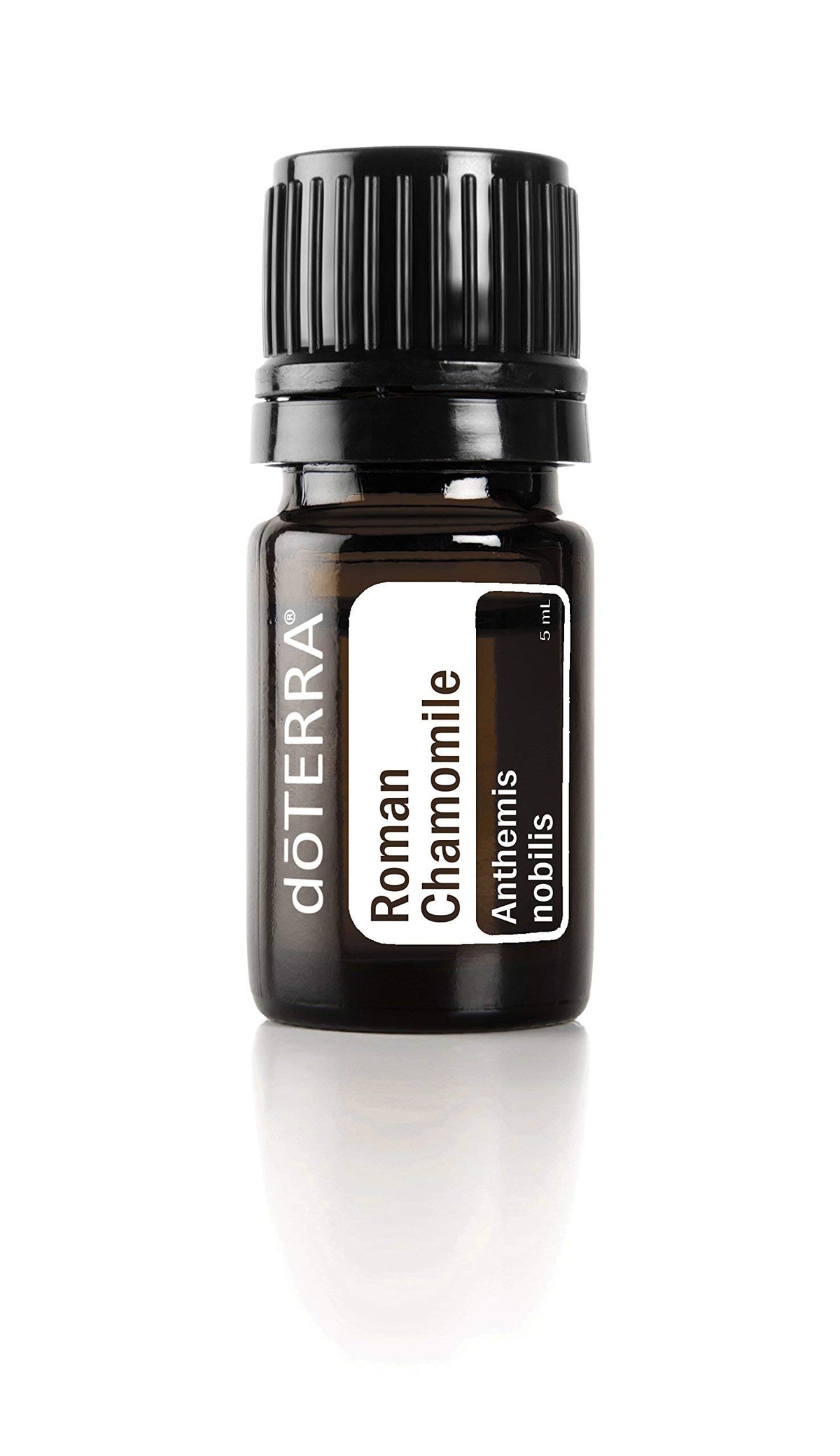 doTERRA Roman Chamomile essential oil bottle—calming aroma for skin, mind and body