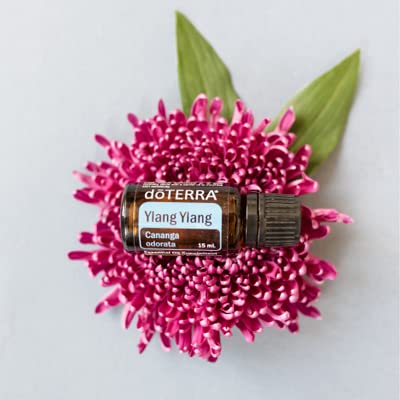 doTERRA Ylang Ylang perfume on wrist with floral fragrance