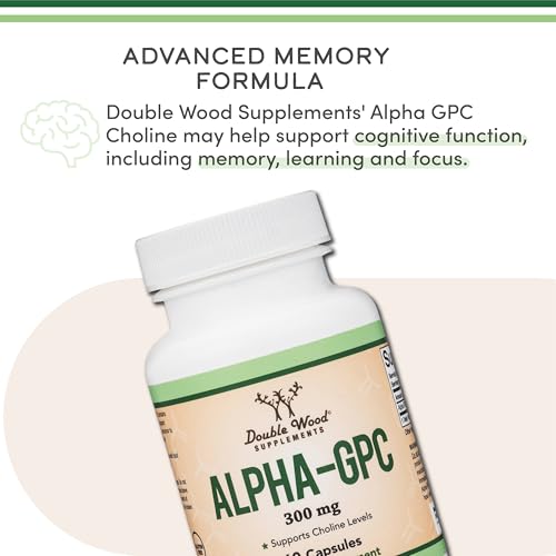 Double Wood Alpha GPC label shows USA-made quality for reliability.