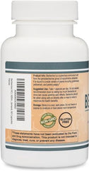 Double Wood Berberine pills close-up for everyday use in a slim capsule form.