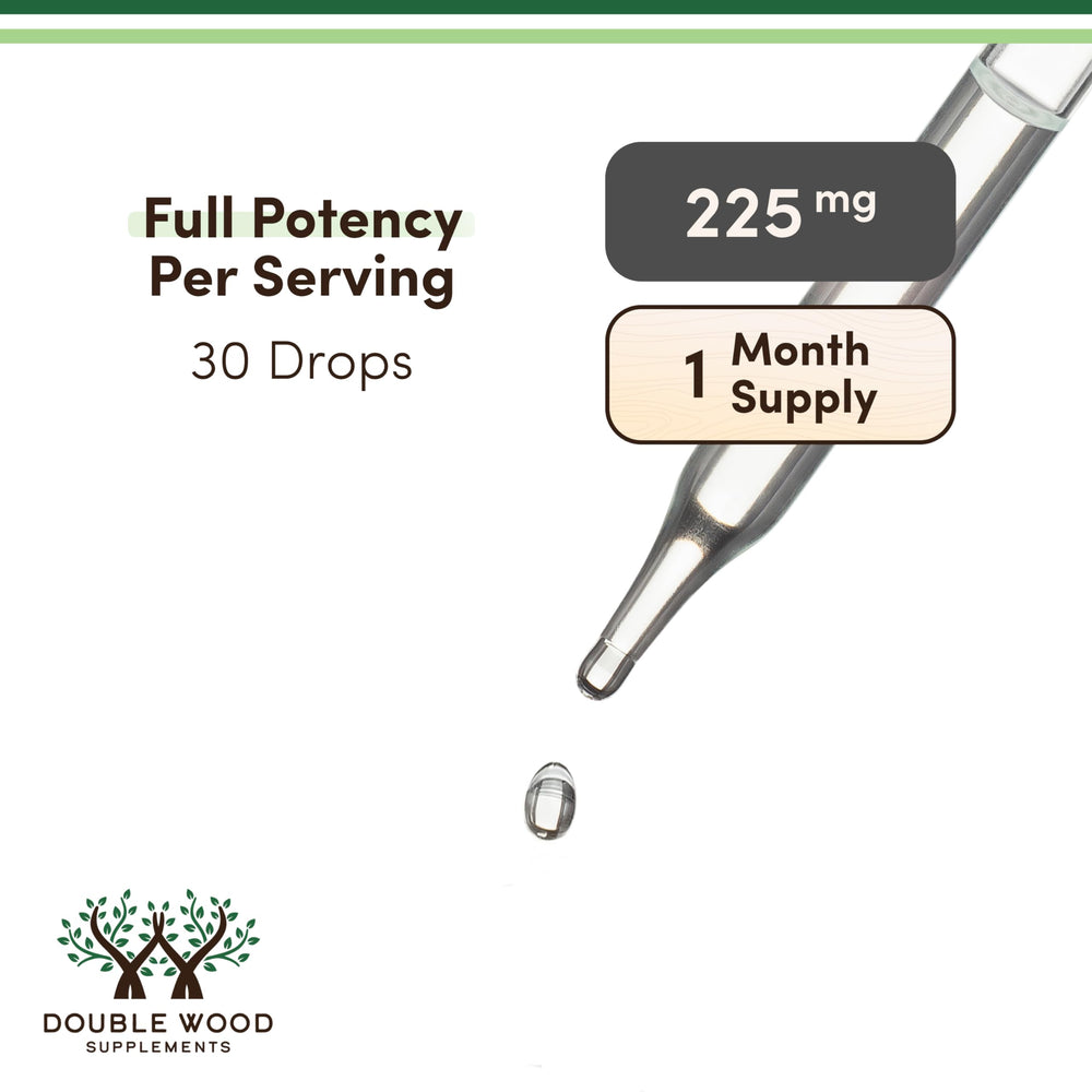 Boxed Double Wood D3 K2 drops set for wellness routine