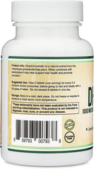Double Wood DHM1000 bottle top cap highlighting secure closure for travel-friendly supplementation