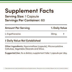 Double Wood Ergothioneine bottle front view showing vegan-friendly capsules.