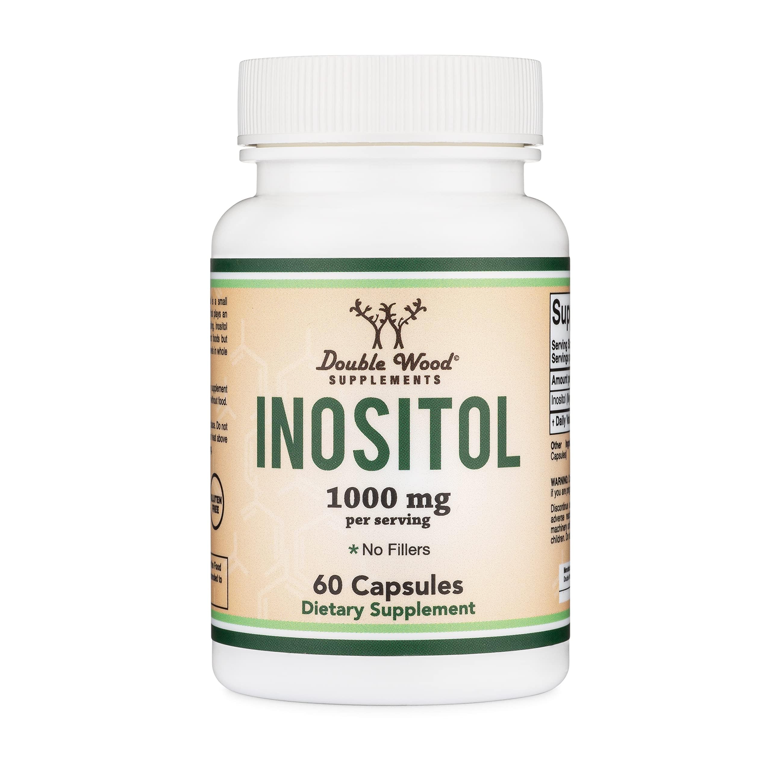 Double Wood Inositol is manufactured and tested for microbes and heavy metals in the USA