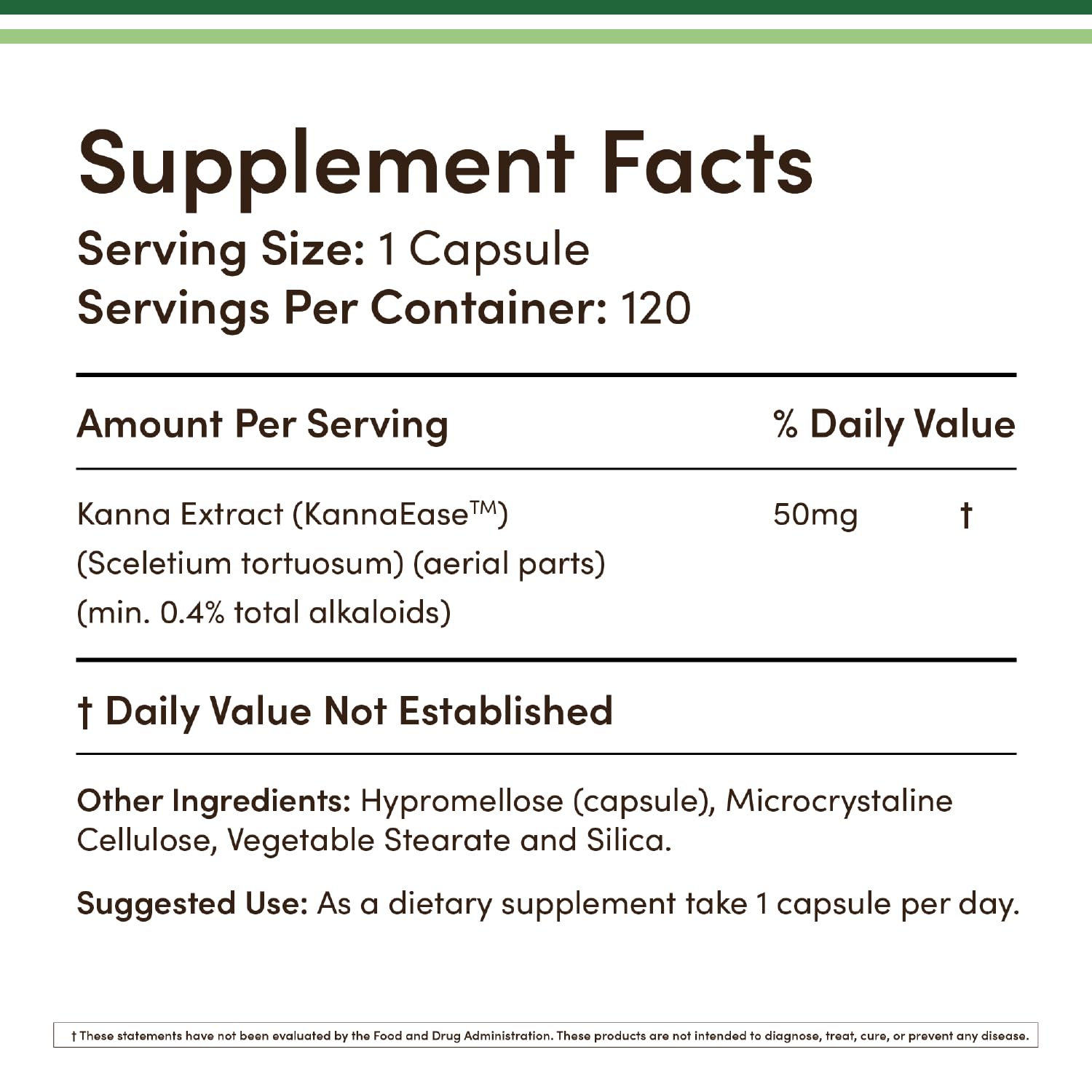 Close-up of Double Wood KannaEase capsules for daily use and mood support.