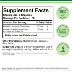 Double Wood Liposomal Glutathione capsules ready for a daily wellness routine.