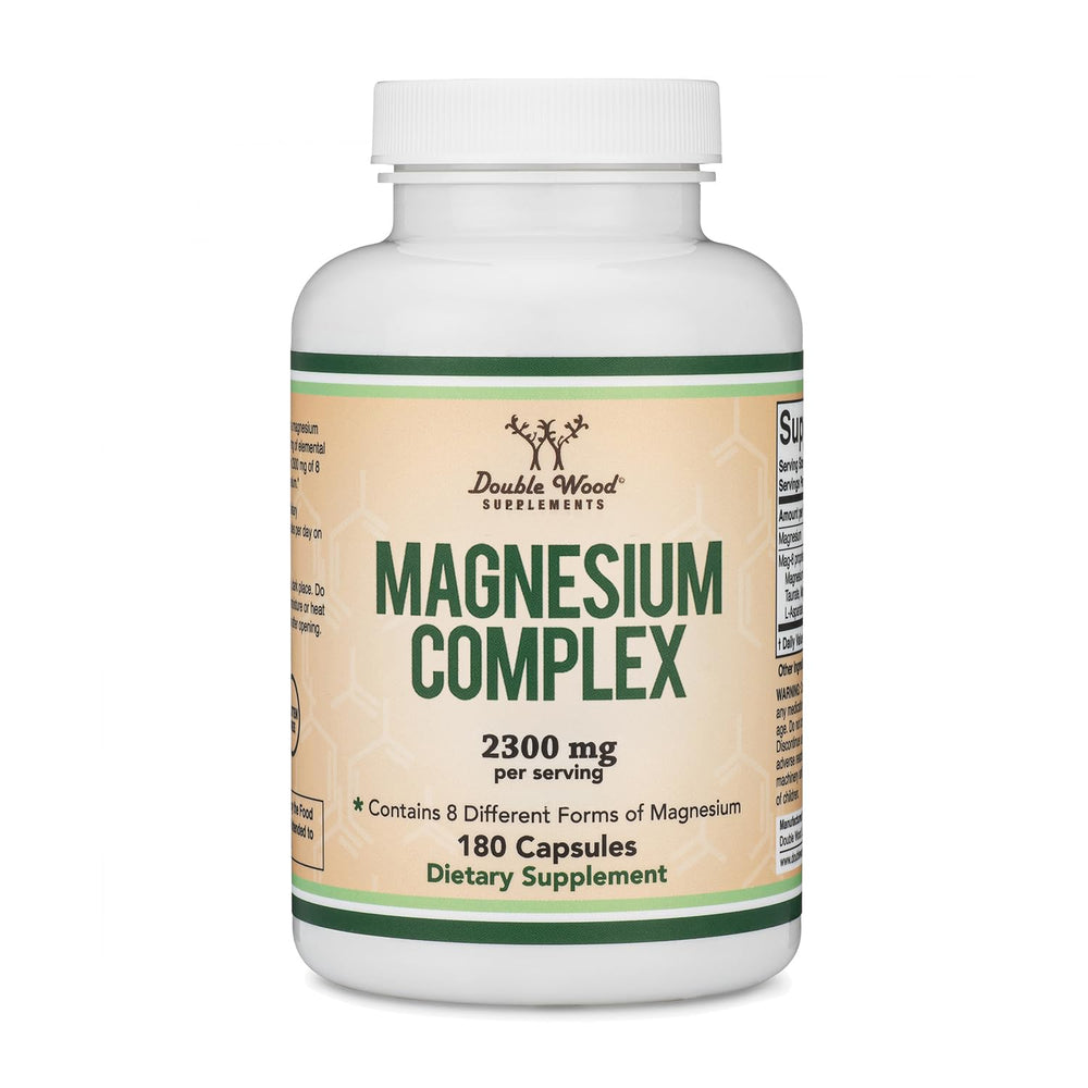MAG-8 capsules taken with water for daily mineral intake