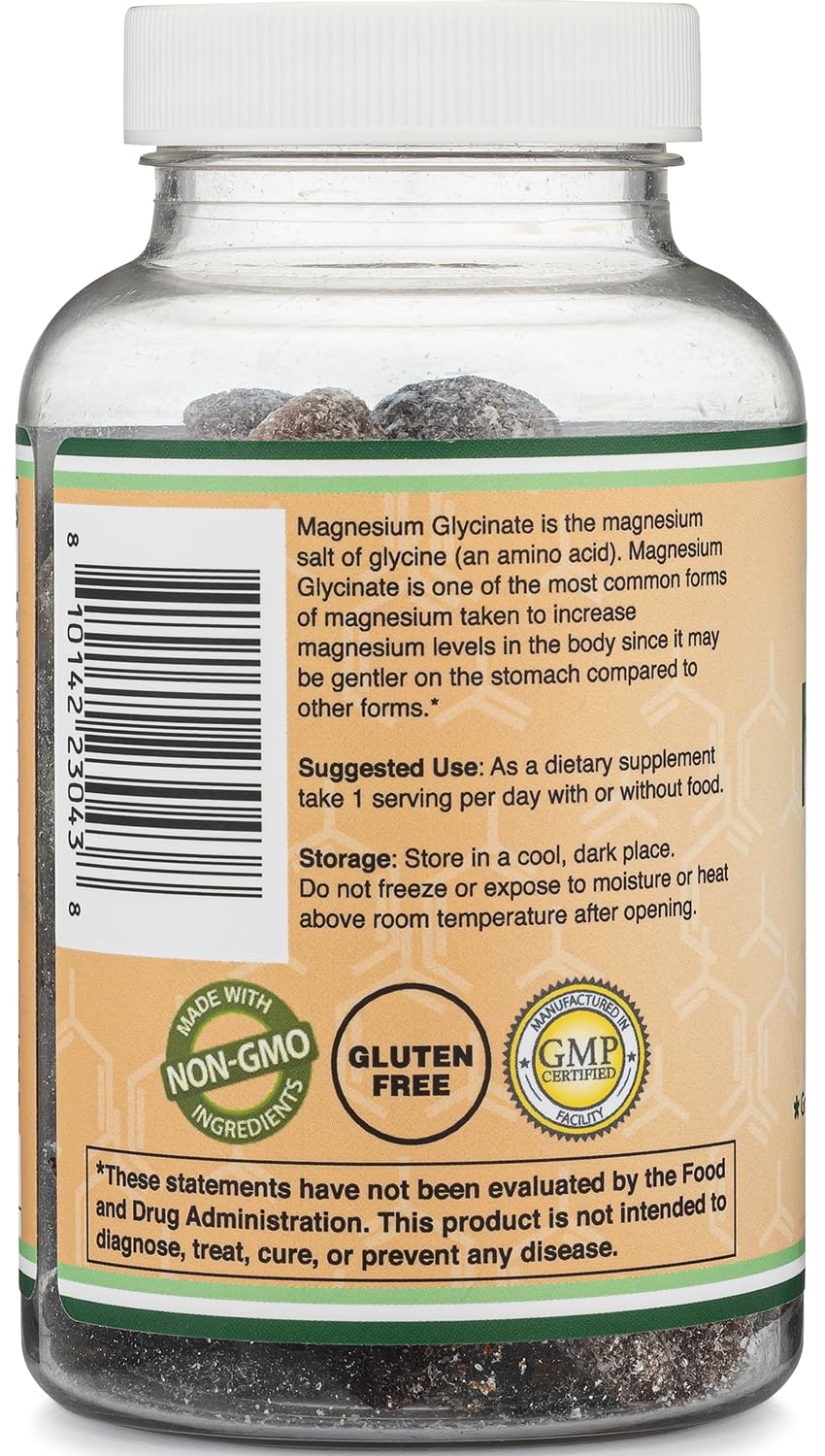 Double Wood Magnesium Glycinate Gummies seal signifies safety and quality