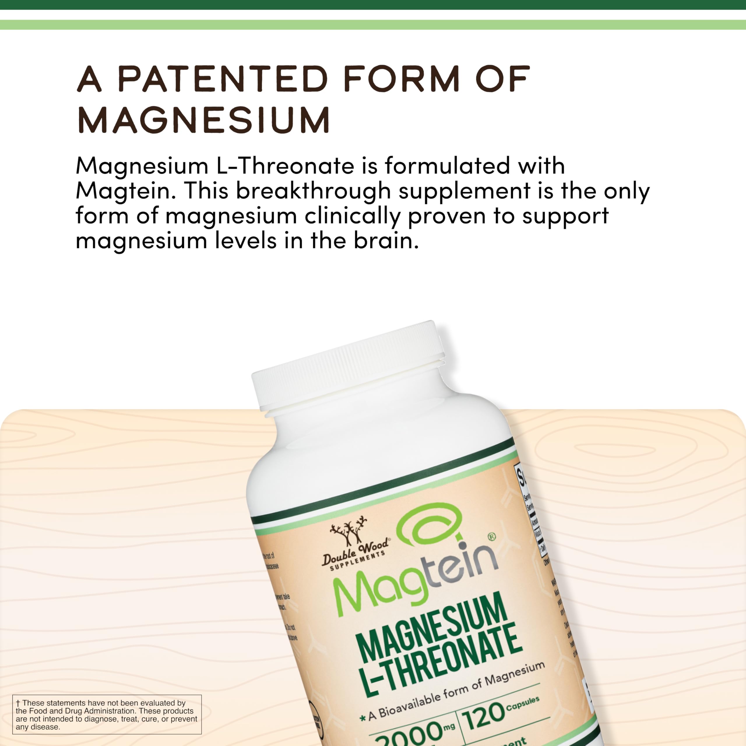 Double Wood Magtein sleep scene with soothing nighttime routine