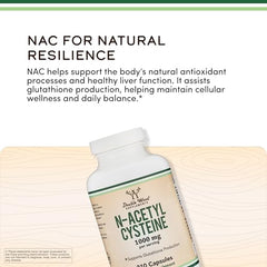 Label emphasizes odor masking technology for smoother NAC intake.