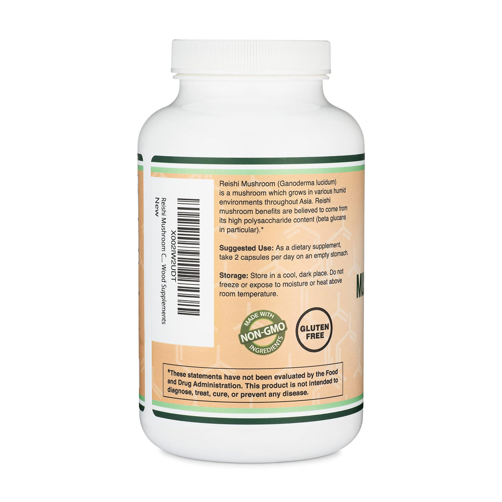 Double Wood Reishi third-party testing seal assures product transparency