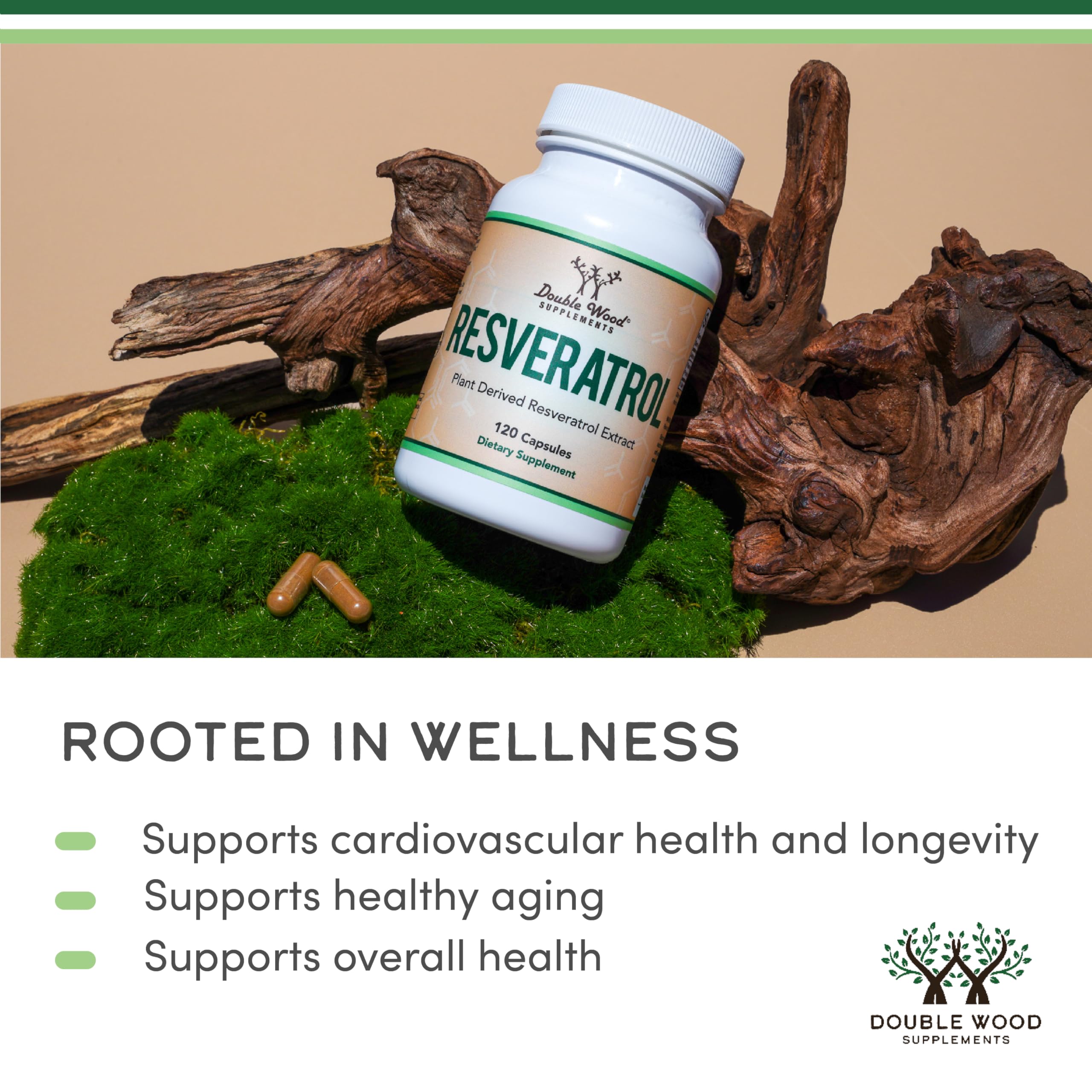 Double Wood Resveratrol ingredients panel clarifies Polygonum root extract content