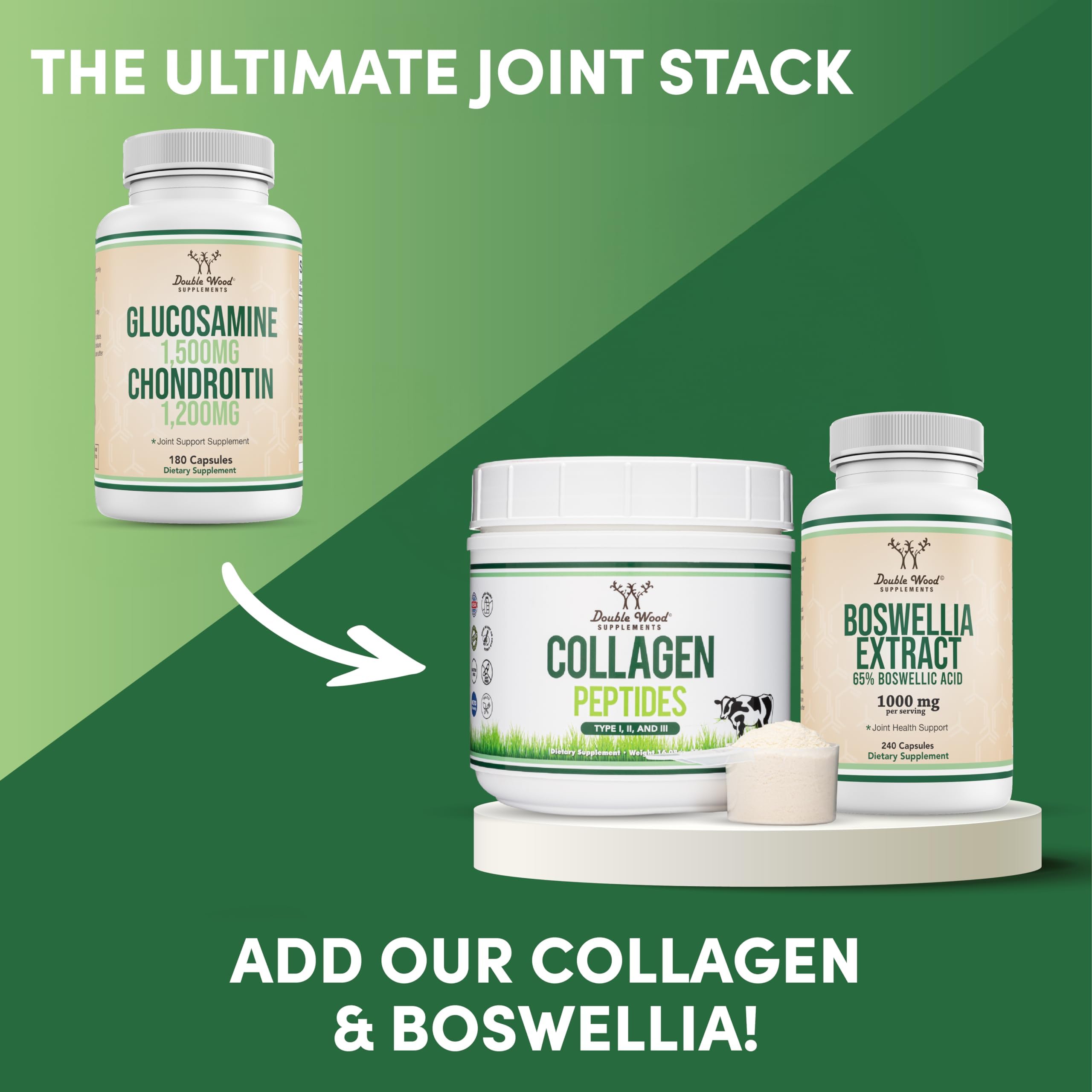 Double Wood gluten-free label signaling allergen-conscious supplement quality
