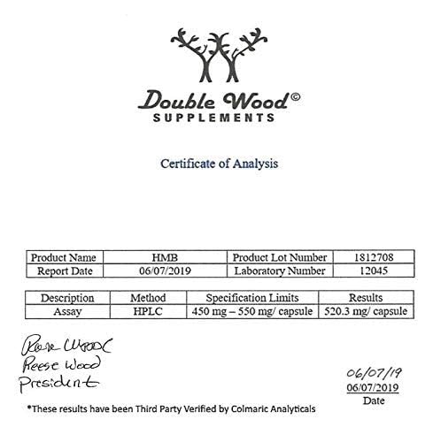 Double Wood HMB USA-made production with strict quality controls.