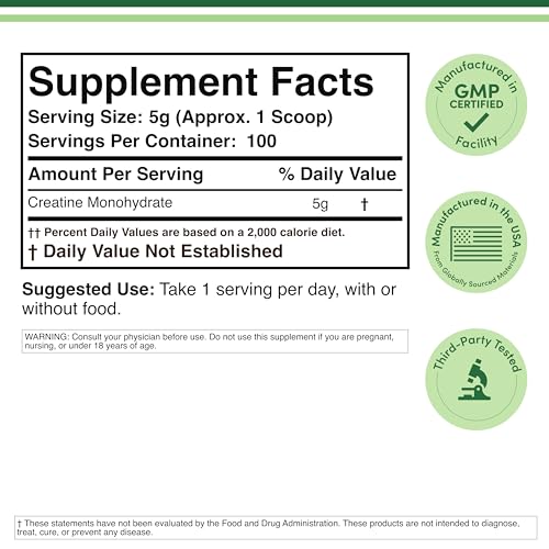 Scoop-sized 5 g serving suggests easy, consistent dosing.