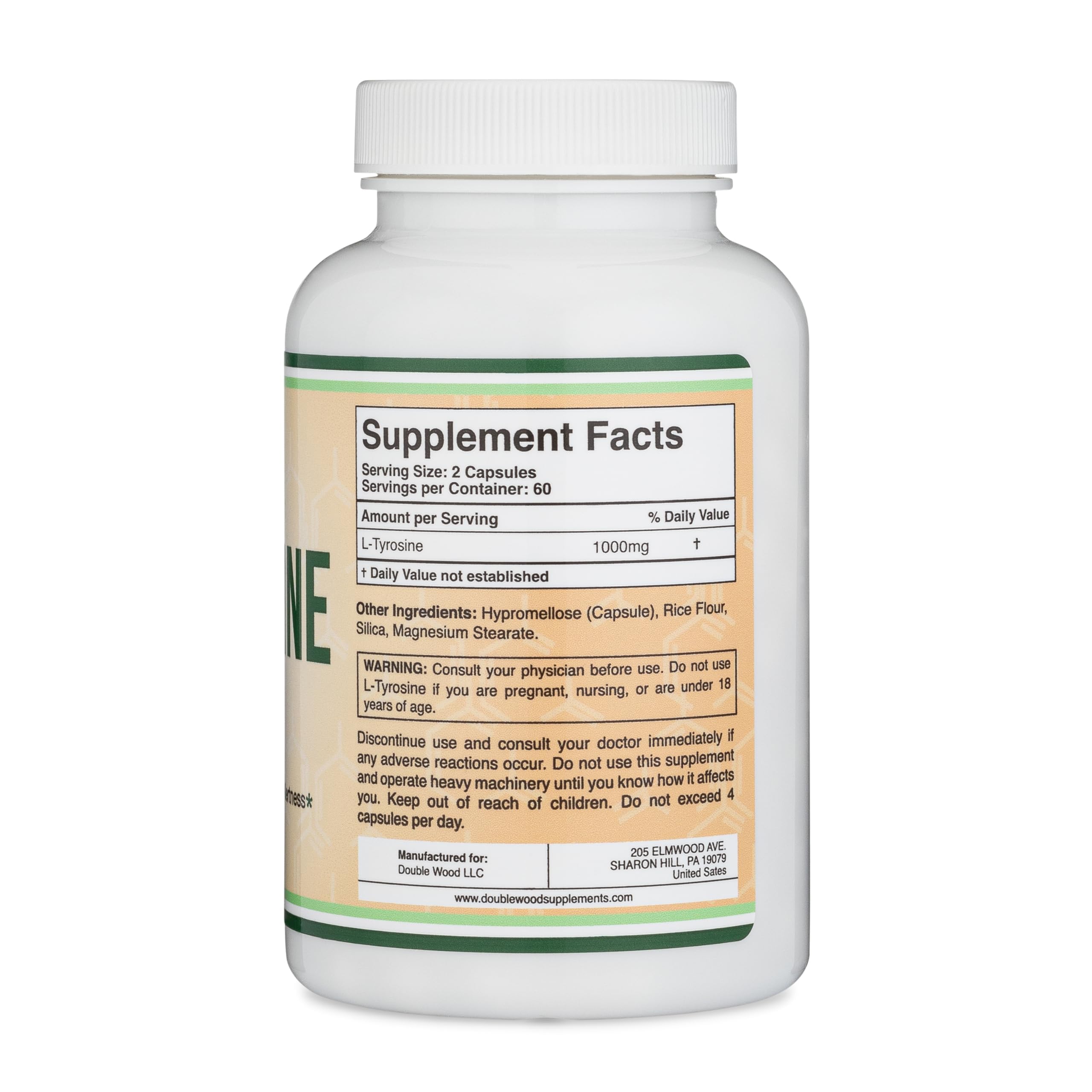 Label detail showing Non-GMO, gluten-free, and USA-made quality