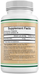 Third-party testing seal on Double Wood Spermidine bottle signals quality