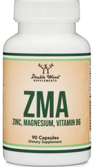 Double Wood ZMA bottle ready for nightly rest and renewal.