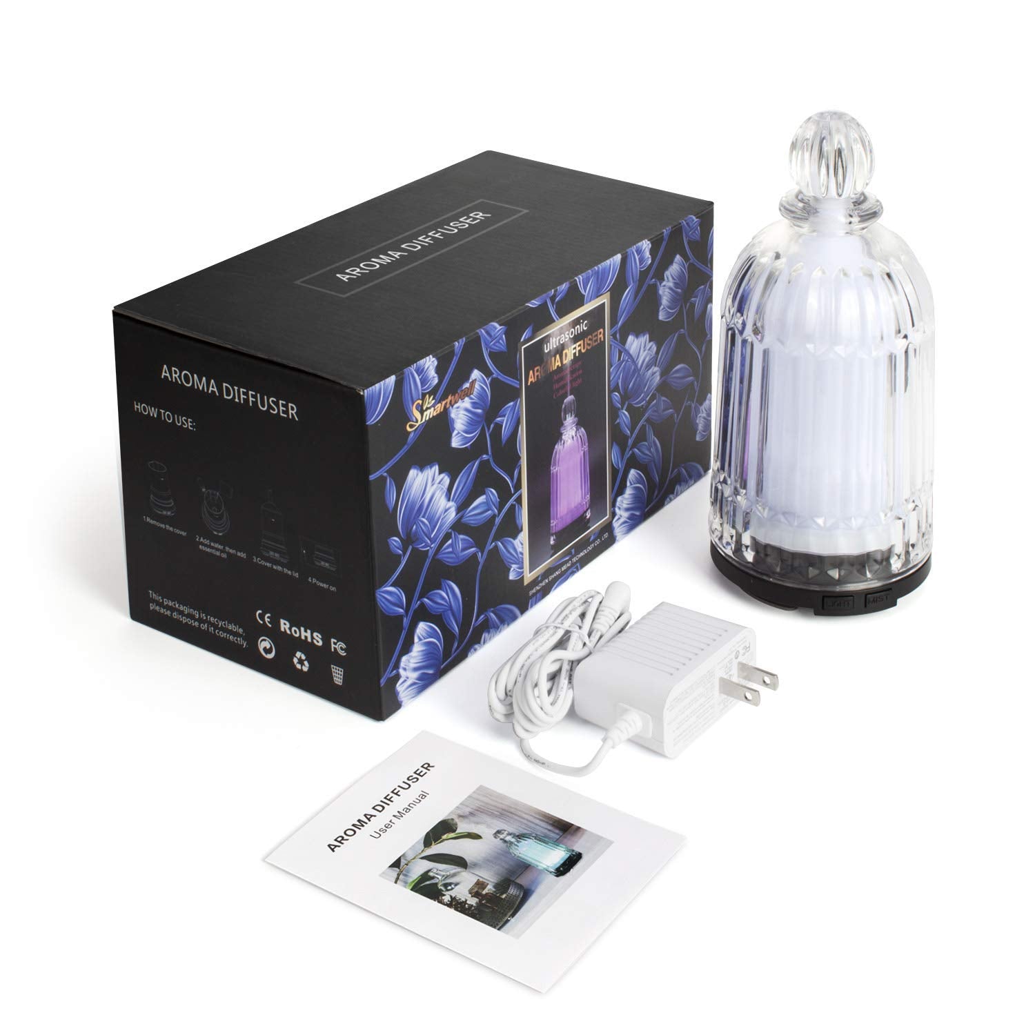 DOUDING black-base diffuser blending with modern decor