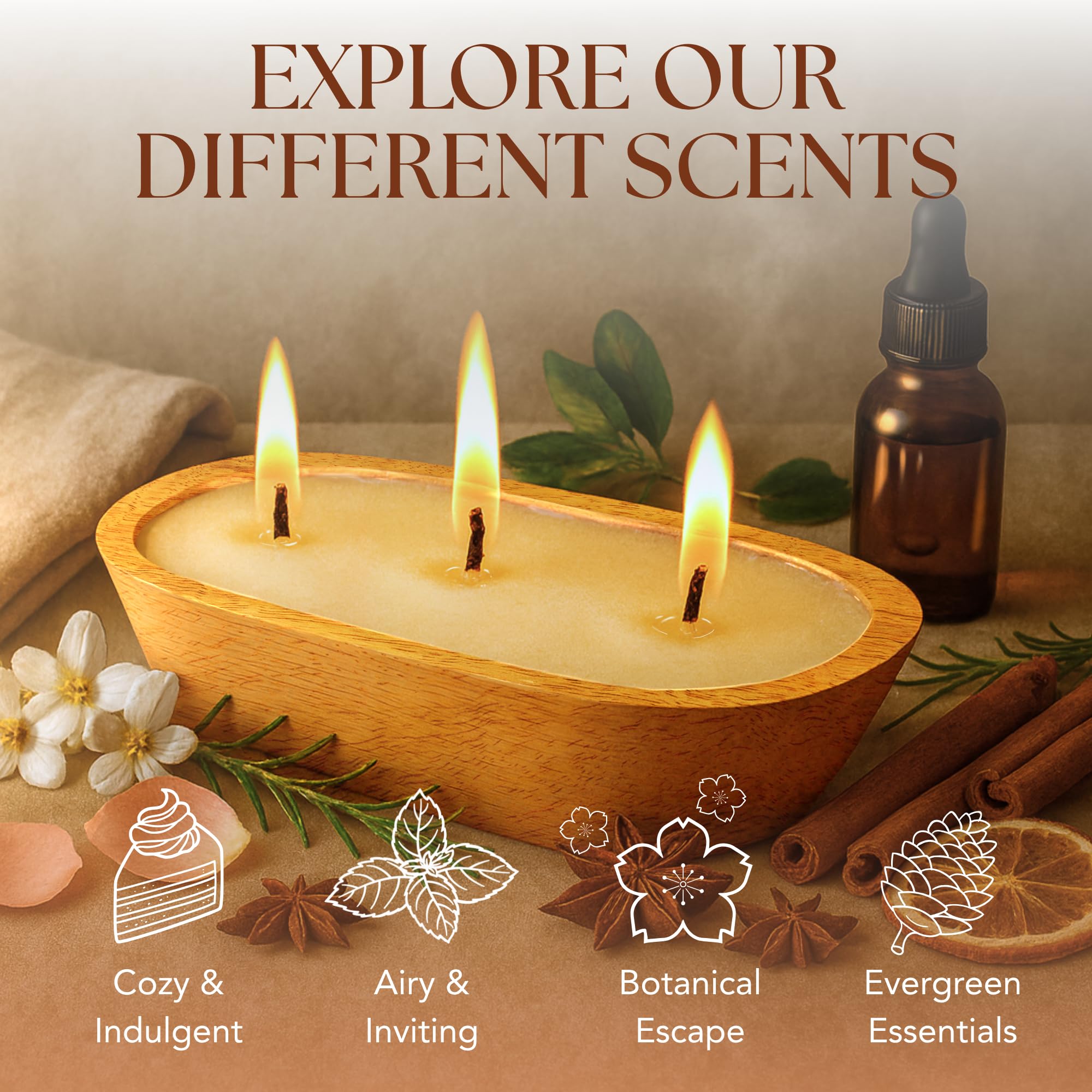 Dough Bowl Candle Co. odor-neutralizer in bowl helps keep spaces fresh with natural fragrance.