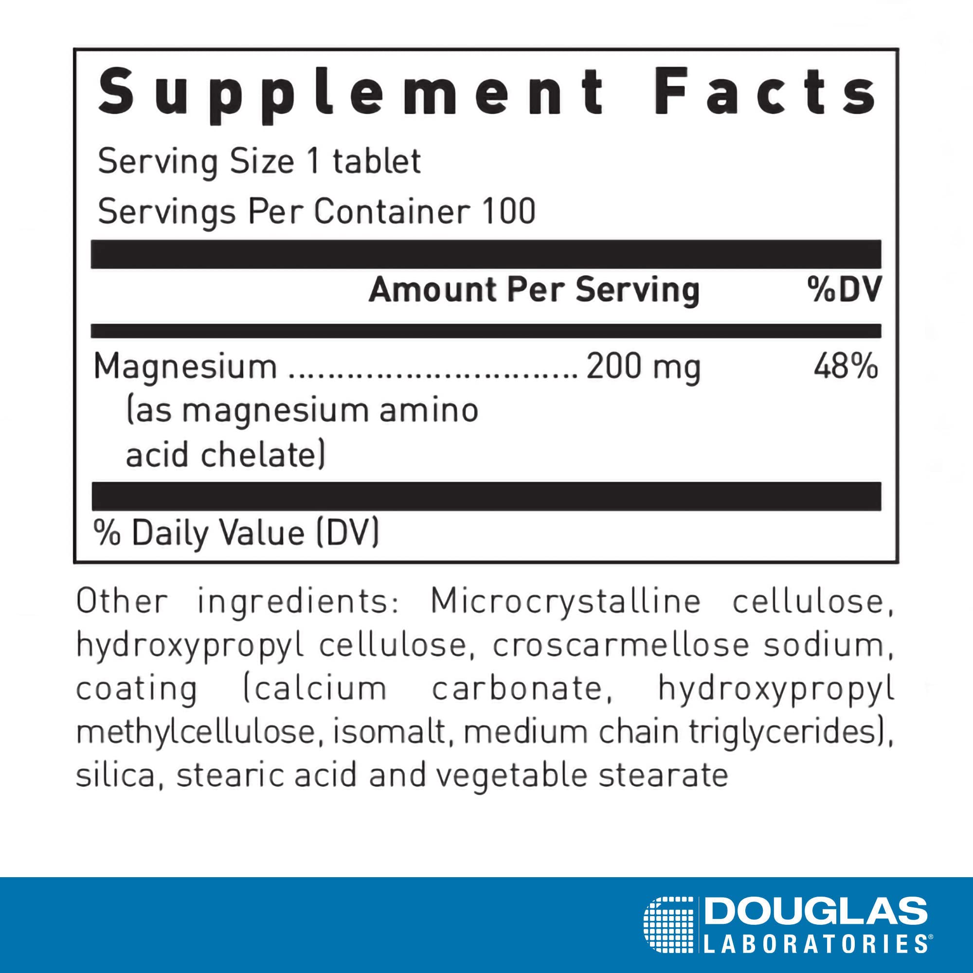 Amino-Mag 200 tablets close-up highlighting magnesium chelate for muscle and bone support
